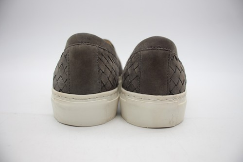 M. Gemi Cerchio Women's Size 36 Woven Leather Sneakers Slip On Gray Shoes - Picture 5 of 9