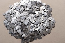 RUSSIA PITER I the GREAT (1696-1725) lot 50 silver wire coins