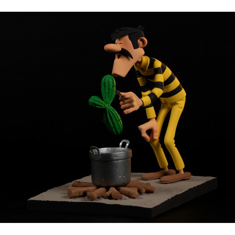 Figurine Lucky Luke Averell Morris Fariboles statuette BD collection résine 22cm