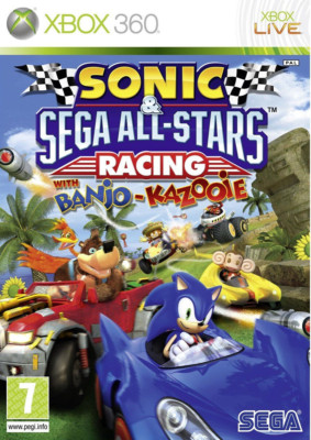 SONIC & SEGA ALL-STARS RACING WITH BANJO-KAZOOIE XBOX 360 mit Handbuch komplett