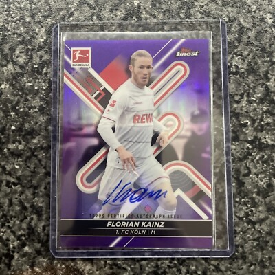Topps Bundesliga Finest 21/22, Florian Kainz Auto /99, Köln, Purple Refactor