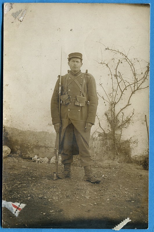 CPA PHOTO: Un Poilu / Guerre 14-18 | eBay