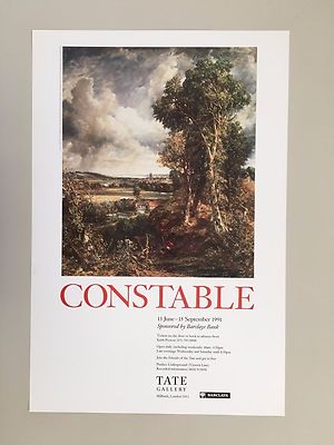 JOHN CONSTABLE,DEDHAM VALE, AUSSTELLUNGSDRUCK 1991 TATE GALLERY
