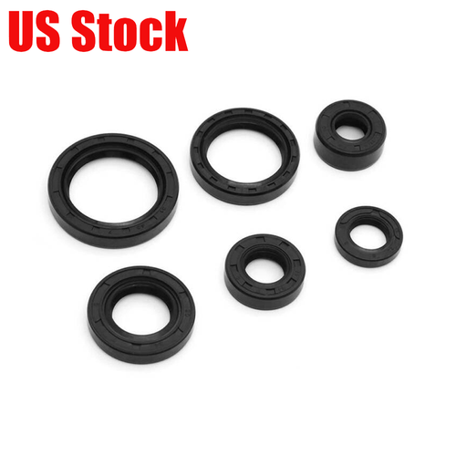 For Honda CT90K CT90 Trail 1966-1979 Motorcycle Engine Oil Seal Set Kit 6 Seals - Picture 2 of 8