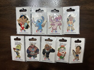 2024 D23 Expo FULL SET 9 PINS DSSH Lilo And Stitch Cuties Series LE300
