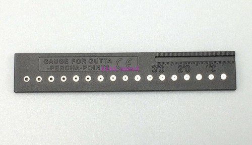 Dental Endodontic Measure Scale Gauge for Gutta Percha Points Measuring Ruler bk - Picture 2 of 12