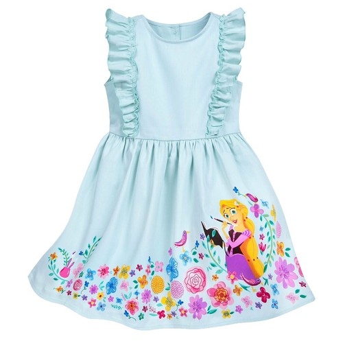 disney princess majestic rapunzel dress with pascal shoulder plush friend Disney Princess Majestic Rapunzel Girls Dress Pascal Shoulder Plush Size XS  3-4