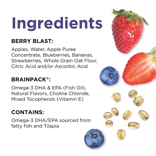 Brainiac Fruit and Oat Smoothie Pouches, 20 pk. - Picture 3 of 7