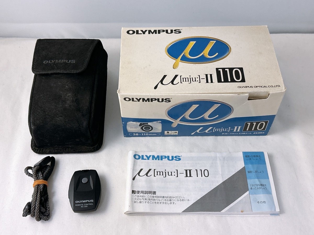 Olympus μ [mju:] Ⅱ 110 Exc+5 】Olympus mju II 110 35-mm Film Camera AF Zoom 38