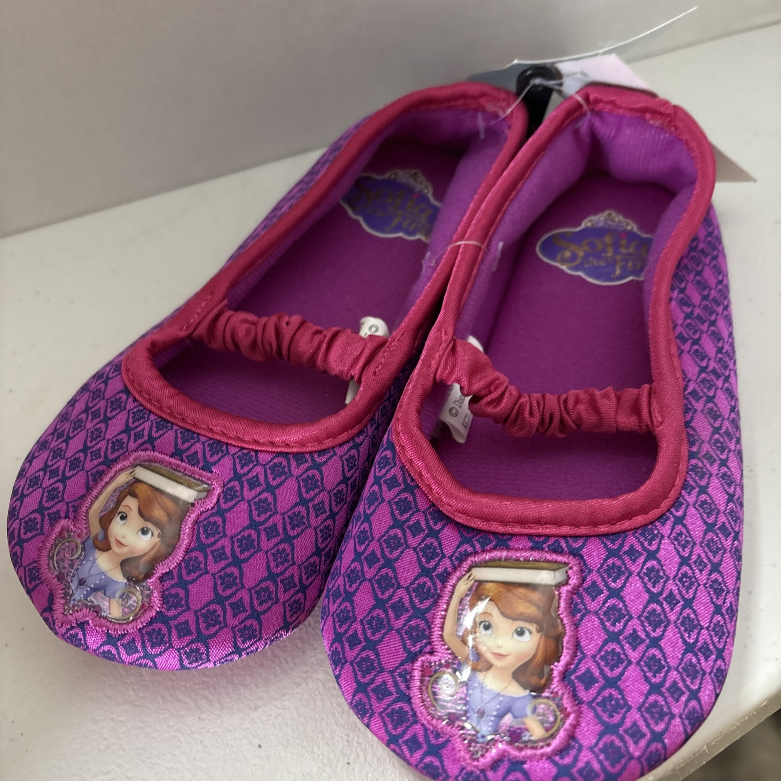 SAOLA Disney Sofia la prima pantofole bambina suola morbida ballerine rosa viola L 9 10