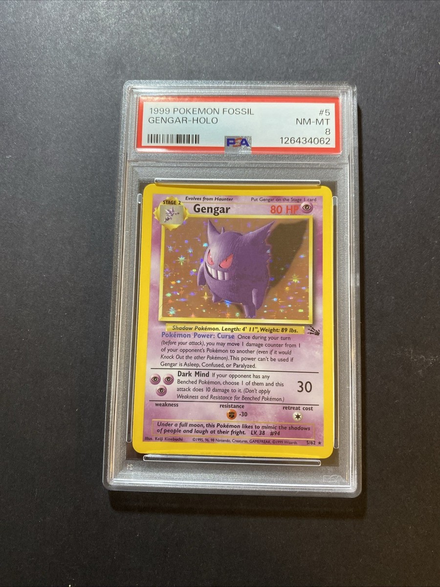 Gengar 5/62 Fossil Holo for sale online | eBay