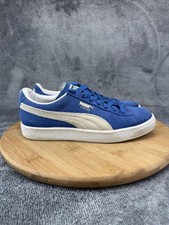 Puma Suede Classic Shoes Womens Size 7 Blue Low Top Casual Sneakers 362213-64