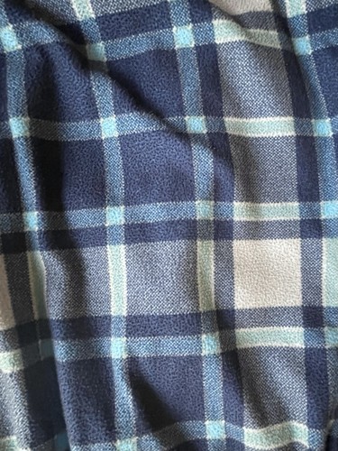 Calvin Klein Big Boys Girls Unisex Lounge Pajama Logo Pants Blue Plaid L (10-12) - Picture 5 of 5