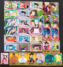 Dragon Ball Z Carddass Prism Goku Gohan Piccolo Trunks Bulma 33 Card Lot 1990-93