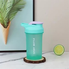 Protein Shaker Bottle with Scale 300ml Green Black Grey for Gym & Fitness AU