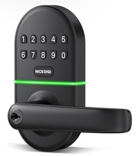 Keypad Door Lock with Handle: Keyless Entry Smart Lock for Front Door, NICE DIGI