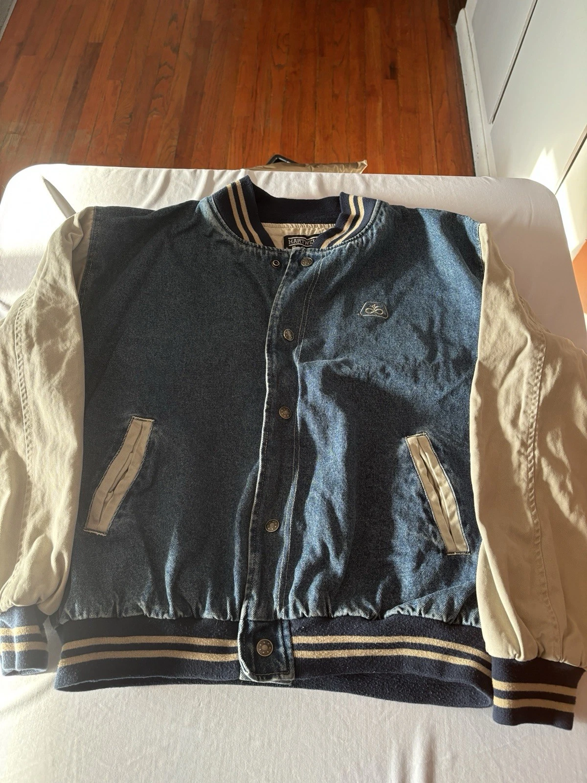Hartwell Vintage Men’s Jean Jacket Size XL Snap Down