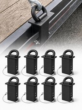Stake Pocket D Ring Tie Down Anchors 4-8 Pack For Trailer Truck Flatbed 18000lb