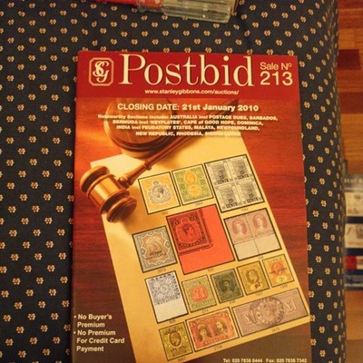 STANLEY GIBBONS - POSTBID Stamp Auction Catalogue - Sale No 213 September 2009