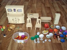 Puppenstuben Puppenstube Zubehör - Puppenhaus Teile objekten Vintage 70er