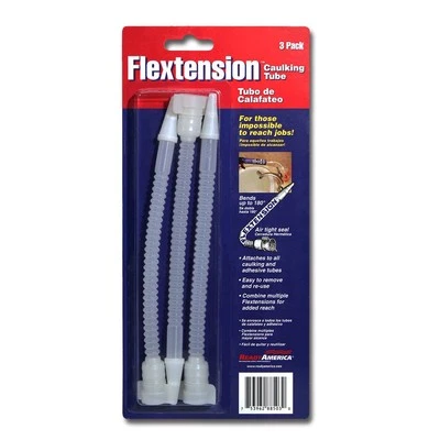 Ready America Flextension Caulking Tube Tip, Reusable And Removable Ca