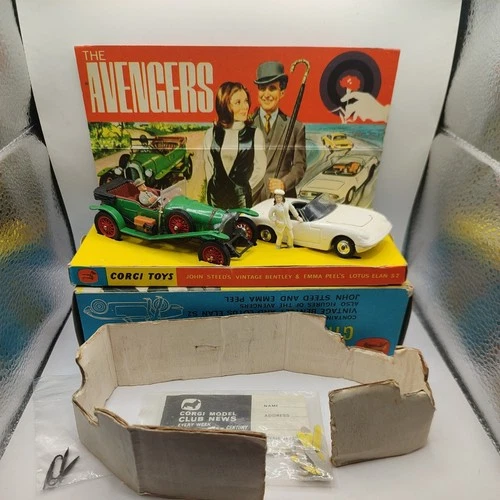 Vintage Corgi GS40 Gift Set 40 The Avengers Complete In Excellent Original Box