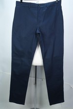 Freemans Sporting Club Pants Mens 34x32 Blue Chino Slim Fit Cotton Made In USA