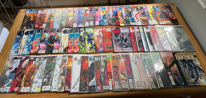 Approx. 70 Marvel Black Panther comics,  Huge Job Lot Bundle Modern Age Comics