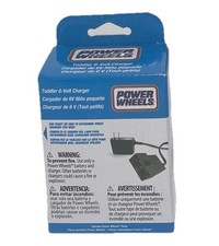 Power Wheels Toddler 6-Volt Charger - New In Box - 00801-1781 - Charges Blue 6V