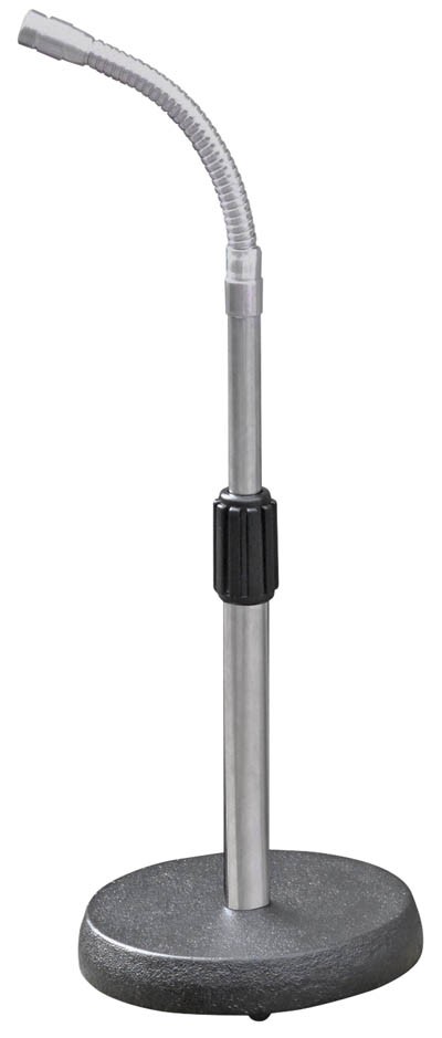 Goose Neck Desk Microphone Stand – Heavy Stable Base