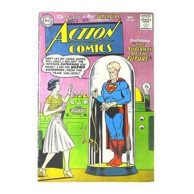 Action Comics #256 - 1938 series DC comics Fine+, Free USA Shipping [w: