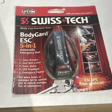 SWISS+TECH BODYGARD ESC 5-IN-1 AUTOMOBILE EMERGENCY TOOL NEW