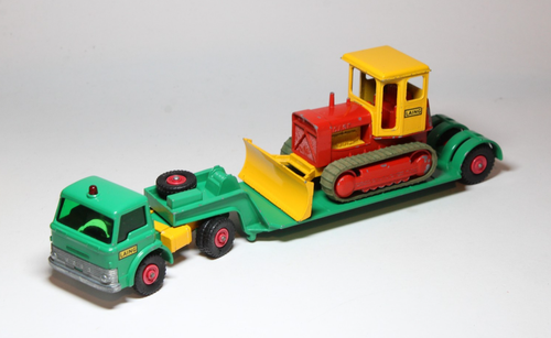 Matchbox Lesney King Size K 17 Dyson Low Loader & Case Tractor - LAING - Bild 1 von 5