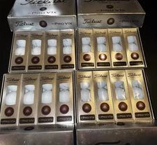 4 Dozen NEW TITLEIST PRO V1X LEFT DASH WHITE GOLF BALL S