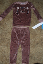 Boys Carter's NWT 2 pc fleece velour pajama set size 2T