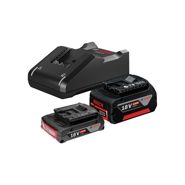 Bosch Starter-Set 1 X Gba 18V 2.0Ah + 1 X Gba 18V 4.0Ah + Gal 18V-40-image