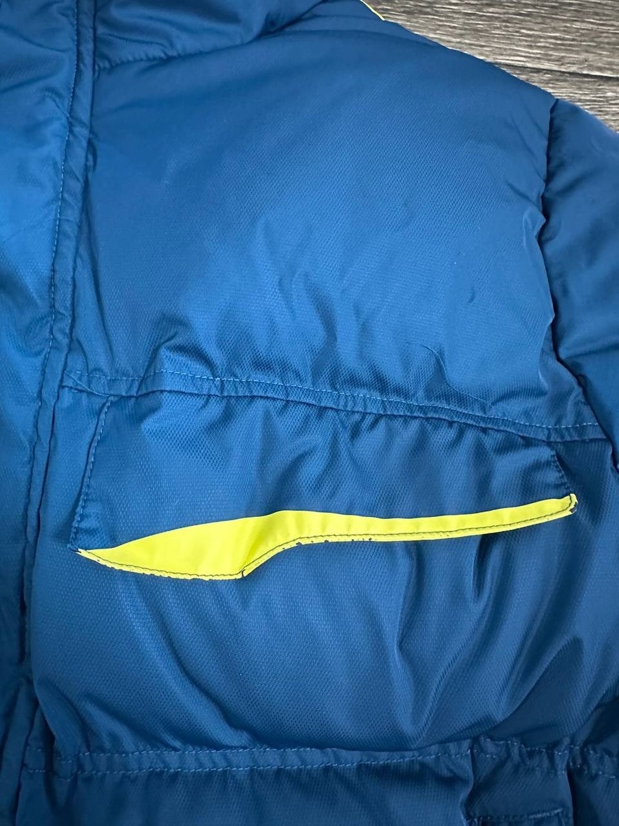 puma ader error down jacket puffer hooded men blue medium Y2K | eBay
