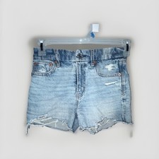 American Eagle Outfitters Women  s Distressed Cut Off Denim Shorts Size 00