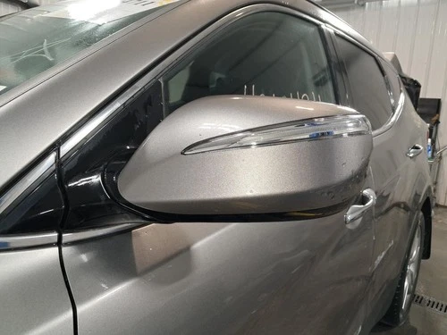 Used Left Door Mirror fits: 2014 Hyundai Santa fe electric w/turn signal heated
