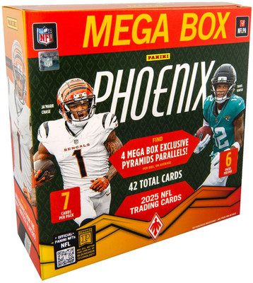 Panini Phoenix Football 2025 Mega Box OVP NFL Trading Cards Sammelkarten
