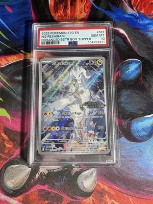 n's reshiram pokemon card 2025 Pokemon Journey Together N'S Reshiram #167 main image 1