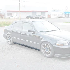 Fit 96-00 Honda Civic 4dr Sedan OE-Style Replacement Side Rocker Panels Set (PP)