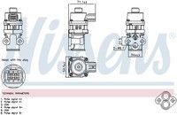 Nissens 98368 Agr-Ventil FüR Mazda Passend FüR Nissan Opel Suzuki