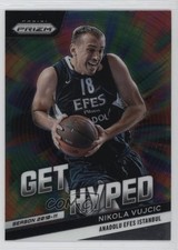 2023-24 Panini Prizm Turkish Airlines EuroLeague Get Hyped Nikola Vujcic #6 1co7