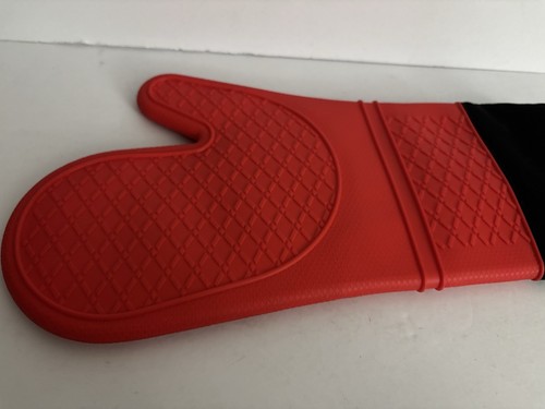Guante de horno de silicona Wolf rojo - ¡Nuevo! - Imagen 4 de 4