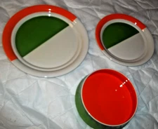 Lot / Set of 3 Serving Pieces Charger Plate Bowl/Dish MANCIOLI Made in Italy MCM