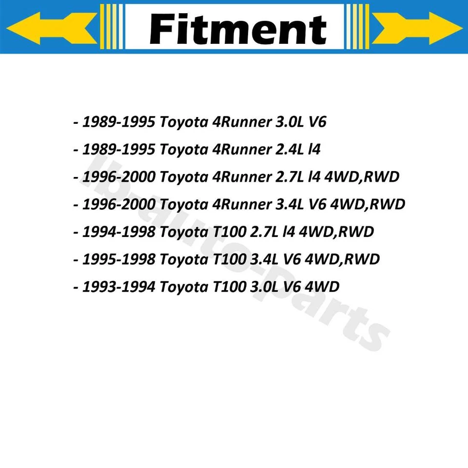 Cilindro de roda de freio traseiro 2x para 1989-1995 Toyota 4Runner 2.4L - Imagem 2 de 4