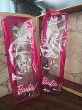 Barbie /Ken Set Of 2 Clear Barbie Doll Zippered Bag, Fashionista case B6
