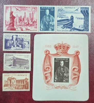 Sellos MONACO 1947