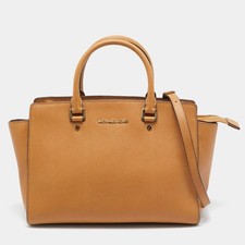 Borsa tote MICHAEL Michael Kors Selma in pelle beige
